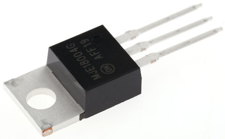 ON Semiconductor - MJE18004G - ON Semiconductor MJE18004G , NPN , 5 A, Vce=450 V, HFE:6, 13 MHz, 3 TO-220ABװ		