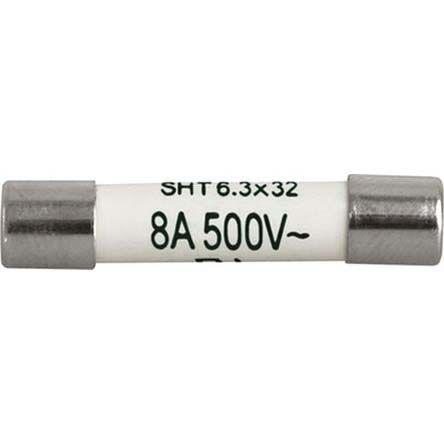 Schurter - 8020.5020.G - Schurter T۶ٶ 8A ʽ۶ 8020.5020.G, 6.35 x 31.8mm		