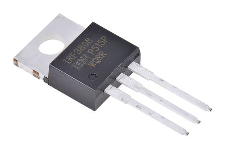 Infineon - IRF3808PBF - Infineon HEXFET ϵ Si N MOSFET IRF3808PBF, 140 A, Vds=75 V, 3 TO-220ABװ		