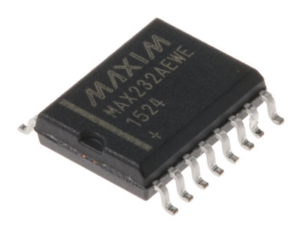 Maxim - MAX232AEWE+ - Maxim MAX232AEWE+ 200kbps ·շ, EIA/TIA-232-E/ RS-232/ V.24/ V.28ӿ, 2-TX 2-RX, 5 VԴ, 16 SOIC Wװ		