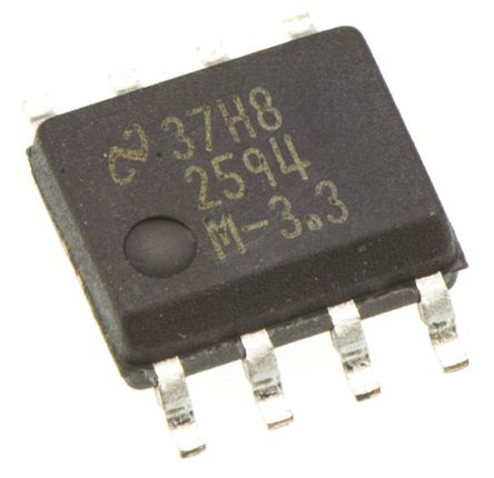 Texas Instruments - LM2594M-3.3/NOPB - Texas Instruments LM2594M-3.3/NOPB ѹ  ѹ, 4.5  40 V, 500mA, 3.3 V, 173 kHz߿Ƶ, 8 SOICװ		
