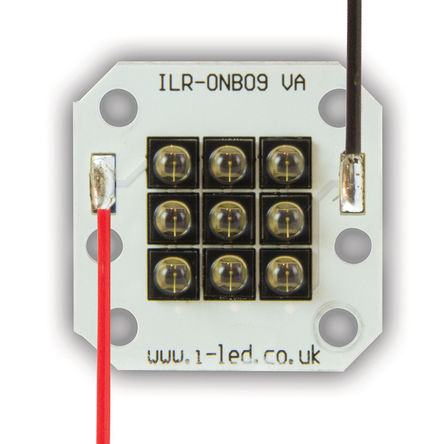 Intelligent LED Solutions - ILR-IO09-85SL-SC211-WIR200. - ILS OSLON 9 IR PowerCluster ϵ 9  LED , 850nm, 12060mW		