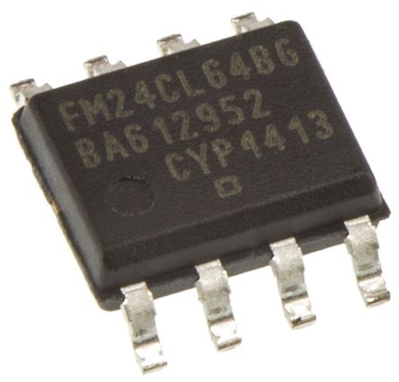 Cypress Semiconductor - FM24CL64B-G - Cypress Semiconductor FM24CL64B-G 64kbit  - 2 FRAM 洢, 8192 x 8 λ, 2.7  3.65 V, -40  +85 C, 8		