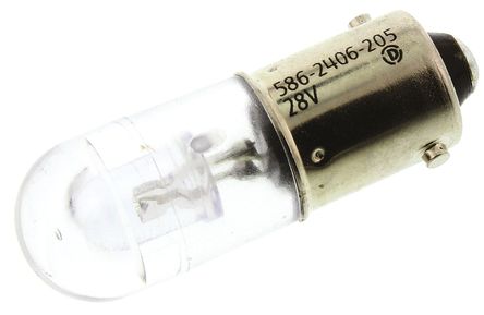 Dialight - 586-2406-205F - Dialight ɫ BA9s LEDָʾƵ 586-2406-205F, оƬ, 9 mm, 28 V ֱ, 7.5 mA, 412 mcd, 10mmֱ		