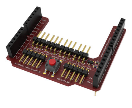 4D Systems - 4D-Arduino-Adaptor-Shield-II - 4D Systems 4D-Arduino-Adaptor-Shield-II LCD 显示屏接口 适配器板, 使用于 Arduino 
