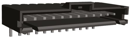 TE Connectivity - 6-103634-1 - TE Connectivity AMPMODU MTE ϵ 12· 2.54mmھ (1) ֱ PCB  6-103634-1, Ӷ˽, 3A, ͨ		