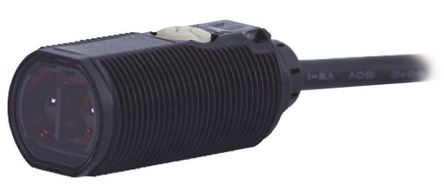 Omron - E3FABP112M - Omron 100  500 mm ɫ LED Դ Բ״, Ŀ 紫 E3FABP112M, PNP, Ԥߵ, IP67, IP69K		