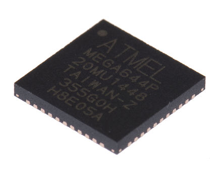 Microchip - ATMEGA644P-20MU - Microchip ATmega ϵ 8 bit AVR MCU ATMEGA644P-20MU, 20MHz, 2 kB64 kB ROM , 4 kB RAM, MLF-44		