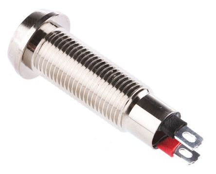 Marl - 508-501-22 - Marl 508-501-22 7 mm 凹形 红色 LED 指示器, 焊接片接端, 8.1mm安装孔尺寸, 24 V 直流		