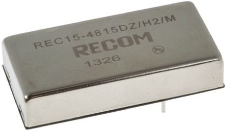 Recom - REC15-4815DZ/H2/M - Recom 15W ʽֱ-ֱת REC15-4815DZ/H2/M, 18  75 V ֱ, 15V dc, 500mA		