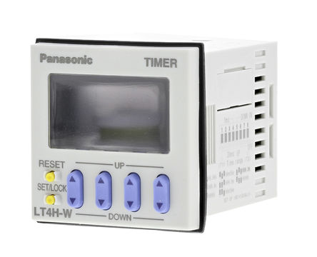 Panasonic - LT4HW240ACJ - Panasonic ๦ ʱ̵ LT4HW240ACJ, 0  9999 h, 0  9999 min, 0  9999 s, 100  240 V 		