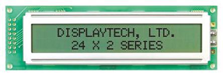 Displaytech - 242A-BC-BC - Displaytech ͸ ĸ LCD ɫʾ 242A-BC-BC, LED, 224ַ		