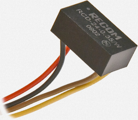 Recom - RCD-24-0.60/W/Vref - Recom LED 驱动器 RCD-24-0.60/W/Vref, 4.5 → 36 V 直流输入, 2 → 32V输出, 0 → 600mA输出, 21W		