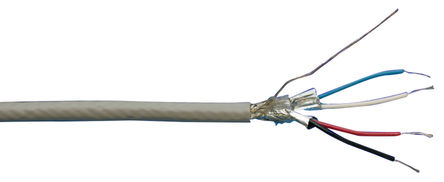Alpha Wire - 6452 SL005 - Alpha Wire 30m 4 о  ϩ PVC  ҵ 6452 SL005, 300 V, 1.7 A, 0.2ݣmm20.33Դmm2 , -20  +75 C		
