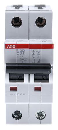 ABB - 2CDS252001R0254 - ABB System M Pro S200 ϵ 2 25 A MCB ΢Ͷ· 2CDS252001R0254, 6 kA Ͽ, C բ		