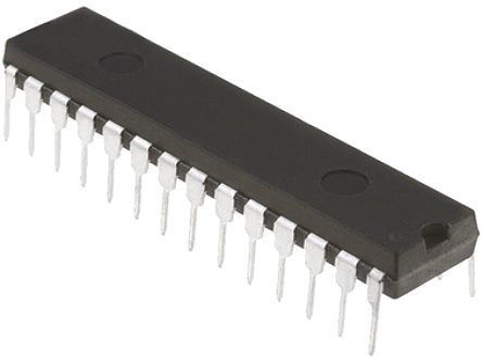 Microchip - PIC24FJ64GB202-I/SP - Microchip PIC24FJ ϵ 16 bit PIC24 MCU PIC24FJ64GB202-I/SP, 32MHz, 64 kB ROM , 8 kB RAM, 1xUSB, PDIP-28		