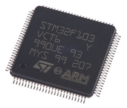 STMicroelectronics - STM32F437VGT6 - STMicroelectronics STM32 ϵ 32 bit ARM Cortex M4 MCU STM32F437VGT6, 180MHz, 1024 kB ROM , 256 kB RAM 2xUSB, LQFP-100		