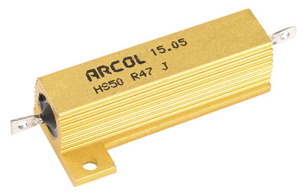Arcol - HS50 R47 J - Arcol HS50 ϵ HS50 R47 J 50W 470m 5%  尲װ̶ֵ, Ӷ, Ƿװ		