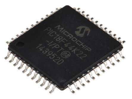 Microchip - PIC18F44K22-I/PT - Microchip PIC18F ϵ 8 bit PIC MCU PIC18F44K22-I/PT, 64MHz, 16 kB ROM , 256 B768 B RAM, TQFP-44		