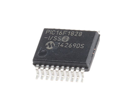 Microchip - PIC16F1828-I/SS - Microchip PIC16F ϵ 8 bit PIC MCU PIC16F1828-I/SS, 32MHz, 4  ROM , 512 B RAM, SSOP-20		
