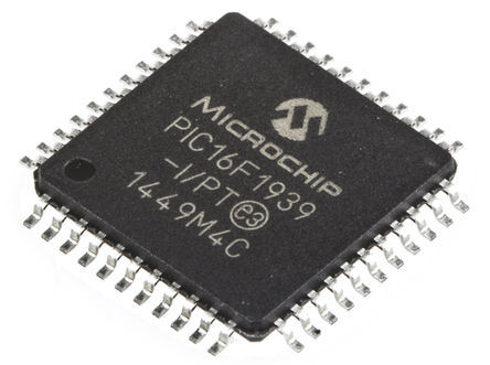 Microchip - PIC16F1939-I/PT - Microchip PIC16F ϵ 8 bit PIC MCU PIC16F1939-I/PT, 32MHz, 28 kB ROM , 256 B1024 B RAM, TQFP-44		