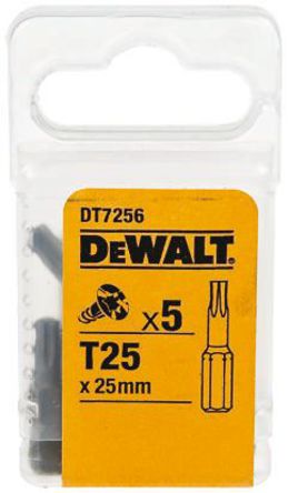 DeWALT - DT7256R-QZ - Dewalt 5װ T25 Ťתͷ DT7256R-QZ, Torx ͷͷ		