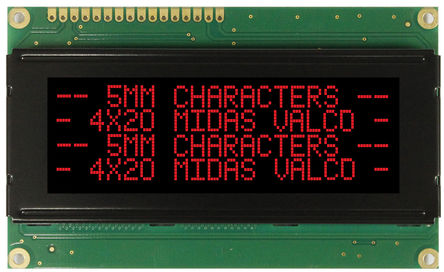 Midas - MC42005A12W-VNMLR - Midas MC42005 ϵ ͸ʽ ĸ LCD ɫʾ MC42005A12W-VNMLR, LED, 420ַ		