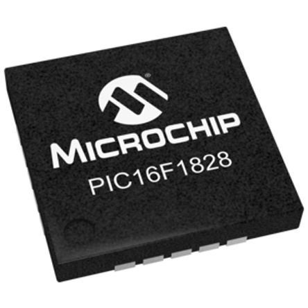 Microchip - PIC16LF1828-I/ML - PIC16F ϵ Microchip 8 bit PIC MCU PIC16LF1828-I/ML, 32MHz, 4  ROM , 512 B RAM, QFN-20		