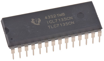 Texas Instruments - TLC7135CN - Texas Instruments TLC7135CN 4.5 LSB ADC, , BCD ӿ, 28 PDIPװ		