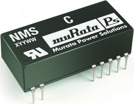 Murata Power Solutions - NMS1212C - Murata Power Solutions NMS ϵ 2W ʽֱ-ֱת NMS1212C, 10.8  13.2 V ֱ, 12V dc, 83mA, 6kV dcѹ, DIPװ		