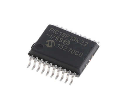 Microchip - PIC18F13K22-I/SS - Microchip PIC18F ϵ 8 bit PIC MCU PIC18F13K22-I/SS, 64MHz, 8 kB256 B ROM , 256 B RAM, SSOP-20		