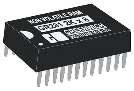STMicroelectronics - M48T12-70PC1 - STMicroelectronics M48T12-70PC1 实时时钟 (RTC), 计时器 SRAM功能, 16kbit RAM, 4.5 → 5.5 V电源, 24引脚 PCDIP封装		