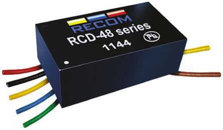 Recom - RCD-48-0.70/W - Recom LED 驱动器 RCD-48-0.70/W, 9 → 60 V输入, 2 → 56V输出, 0 → 700mA输出, 39.2W		