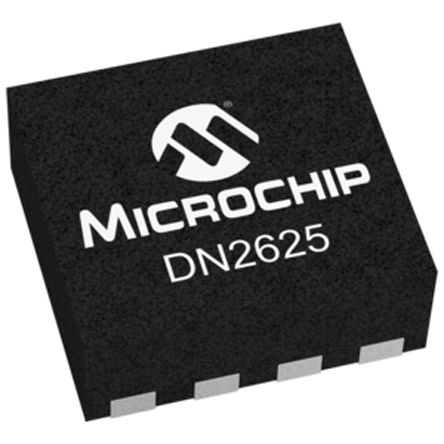 Microchip - DN2625DK6-G - Microchip Si N MOSFET DN2625DK6-G, 1.1 A, Vds=250 V, 8 DFNװ		