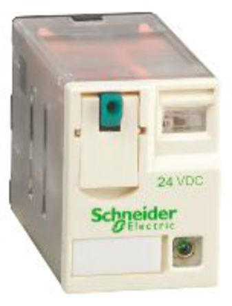 Schneider Electric - RXM4AB1BD - Schneider Electric RXM4AB1BD 4 ˫ ʽ Ǳ̵, 8 A, 24V dc		