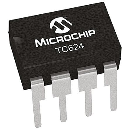 Microchip - TC624VPA - Microchip TC624VPA ¶ȴ, 5Cȷ, 2.7  4.5 VԴ, -40  +125 C¶, 8 PDIPװ		