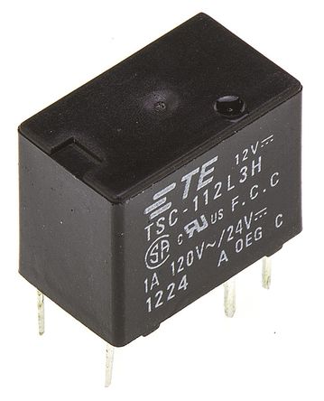 TE Connectivity - TSC-112L3H000 - TE Connectivity TSC-112L3H000 ˫ PCB װ Ǳ̵, 12V dc		