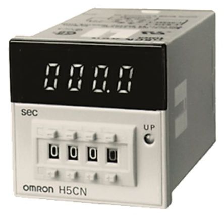 Omron - H5CN-YCN AC100-240 - Omron  ʱ̵ H5CN-YCN AC100-240, 1 s  99 min 59 s, 1, SPDT, 100  240 V 24 V 		