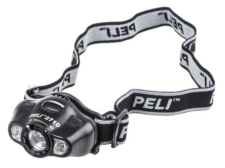 Peli - 027100-0100-110E - Peli HeadsUp Lite ɫ LED ͷ 027100-0100-110E, ABS, 2 x AAA, 7 lm, 24 lm		