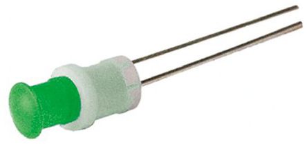 Oxley - MI/5/FL30/H/Green - Oxley MI/5/FL30/H/Green 嵌入式 绿色 LED 指示器, 引线接端, 5mm安装孔尺寸, 3.6 V		