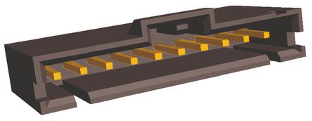 TE Connectivity - 5-104362-9 - TE Connectivity AMPMODU MTE ϵ 10· 2.54mmھ (1) ֱ PCB  5-104362-9, Ӷ˽, 3A, ͨ		