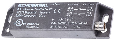 Schmersal - BNS 33-11Z-ST - Schmersal BNS33 ϵ  ȫ BNS 33-11Z-ST, Դ, , 100 V /ֱ		