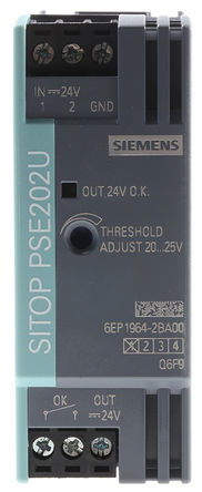Siemens - 6EP1964-2BA00 - Siemens ģ ģ 6EP1964-2BA00, 97.1%Ч, 24V dc, 10A, 24V dc 24V dc/		