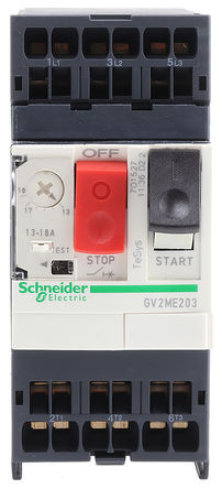 Schneider Electric - GV2ME203 - Schneider Electric TeSys GV2M ϵ 13  18 A 3 綯· GV2ME203, 6 kAϿ, 500 V		