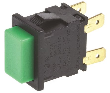 Arcolectric - H8351ABAAH - Arcolectric H8351ABAAH ɫ  -  DP 尲װ ť, 16 A@ 250 V 		