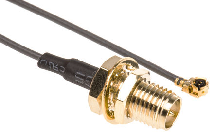 Microchip - RN-UFL-SMA6 - Microchip RN-UFL-SMA6 6" Coax Cable U.FL SMA Connector 		