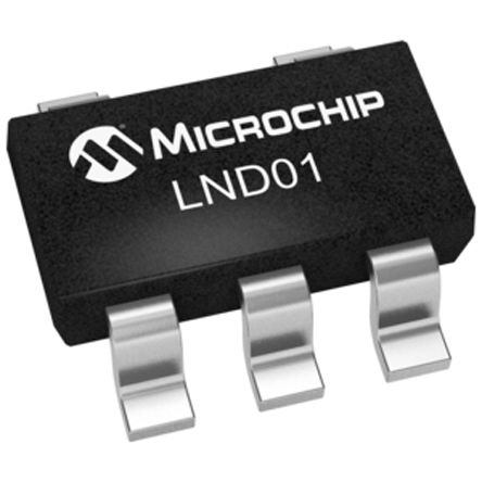 Microchip - LND01K1-G - Microchip N Si MOSFET LND01K1-G, 330 mA, Vds=9 V, 5 SOT-23װ		