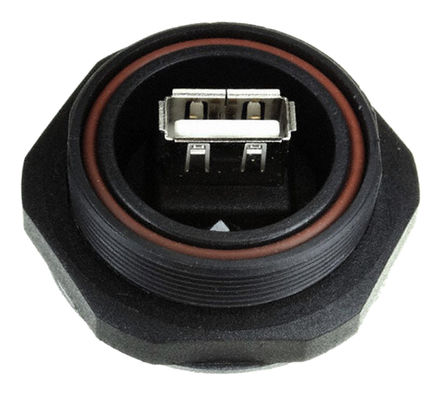 Bulgin - PX0848/A - Bulgin USB ϵ 1 ˿ ֱ USB2.0 USB ͷ PX0848/A, 尲װ, 30 V , 1A		