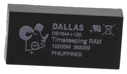 Maxim - DS1644-120+ - DS1644-120+, 32kbit NVRAM + RTC, 4.5  5.5 V, 0  +70 C, 28 EDIPװ		