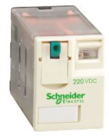 Schneider Electric - RXM4AB1MD - Schneider Electric RXM4AB1MD 4 ˫ ʽ Ǳ̵, 6 A, 220V dc		
